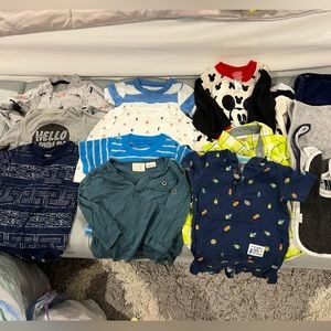 Baby boy clothes and bibs